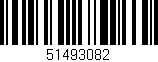 Código de barras (EAN, GTIN, SKU, ISBN): '51493082'
