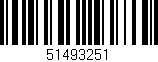 Código de barras (EAN, GTIN, SKU, ISBN): '51493251'