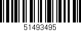 Código de barras (EAN, GTIN, SKU, ISBN): '51493495'