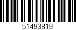 Código de barras (EAN, GTIN, SKU, ISBN): '51493819'