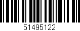 Código de barras (EAN, GTIN, SKU, ISBN): '51495122'