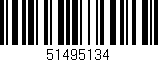 Código de barras (EAN, GTIN, SKU, ISBN): '51495134'