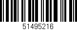 Código de barras (EAN, GTIN, SKU, ISBN): '51495216'
