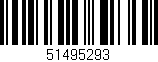 Código de barras (EAN, GTIN, SKU, ISBN): '51495293'