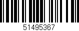 Código de barras (EAN, GTIN, SKU, ISBN): '51495367'