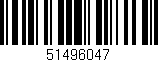 Código de barras (EAN, GTIN, SKU, ISBN): '51496047'