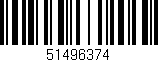 Código de barras (EAN, GTIN, SKU, ISBN): '51496374'