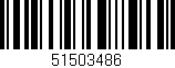 Código de barras (EAN, GTIN, SKU, ISBN): '51503486'