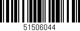 Código de barras (EAN, GTIN, SKU, ISBN): '51506044'