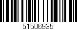 Código de barras (EAN, GTIN, SKU, ISBN): '51506935'
