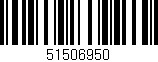 Código de barras (EAN, GTIN, SKU, ISBN): '51506950'