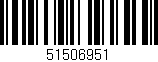Código de barras (EAN, GTIN, SKU, ISBN): '51506951'