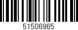 Código de barras (EAN, GTIN, SKU, ISBN): '51506965'