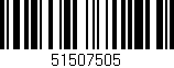 Código de barras (EAN, GTIN, SKU, ISBN): '51507505'