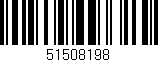 Código de barras (EAN, GTIN, SKU, ISBN): '51508198'