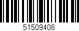 Código de barras (EAN, GTIN, SKU, ISBN): '51509406'