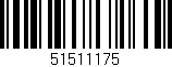 Código de barras (EAN, GTIN, SKU, ISBN): '51511175'