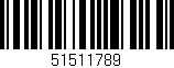 Código de barras (EAN, GTIN, SKU, ISBN): '51511789'