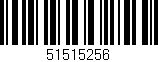 Código de barras (EAN, GTIN, SKU, ISBN): '51515256'