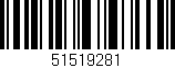 Código de barras (EAN, GTIN, SKU, ISBN): '51519281'