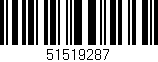 Código de barras (EAN, GTIN, SKU, ISBN): '51519287'
