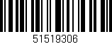 Código de barras (EAN, GTIN, SKU, ISBN): '51519306'