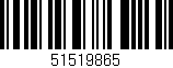 Código de barras (EAN, GTIN, SKU, ISBN): '51519865'