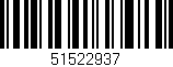 Código de barras (EAN, GTIN, SKU, ISBN): '51522937'