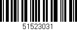 Código de barras (EAN, GTIN, SKU, ISBN): '51523031'