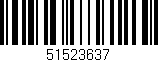 Código de barras (EAN, GTIN, SKU, ISBN): '51523637'