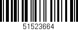 Código de barras (EAN, GTIN, SKU, ISBN): '51523664'