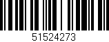 Código de barras (EAN, GTIN, SKU, ISBN): '51524273'