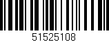 Código de barras (EAN, GTIN, SKU, ISBN): '51525108'