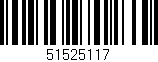 Código de barras (EAN, GTIN, SKU, ISBN): '51525117'