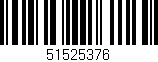 Código de barras (EAN, GTIN, SKU, ISBN): '51525376'
