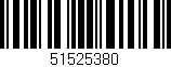 Código de barras (EAN, GTIN, SKU, ISBN): '51525380'