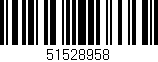 Código de barras (EAN, GTIN, SKU, ISBN): '51528958'