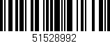 Código de barras (EAN, GTIN, SKU, ISBN): '51528992'