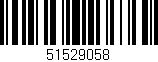 Código de barras (EAN, GTIN, SKU, ISBN): '51529058'
