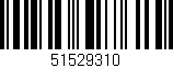 Código de barras (EAN, GTIN, SKU, ISBN): '51529310'