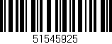 Código de barras (EAN, GTIN, SKU, ISBN): '51545925'