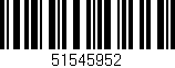 Código de barras (EAN, GTIN, SKU, ISBN): '51545952'