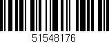 Código de barras (EAN, GTIN, SKU, ISBN): '51548176'