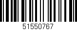 Código de barras (EAN, GTIN, SKU, ISBN): '51550767'
