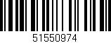 Código de barras (EAN, GTIN, SKU, ISBN): '51550974'