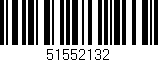 Código de barras (EAN, GTIN, SKU, ISBN): '51552132'