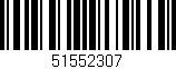 Código de barras (EAN, GTIN, SKU, ISBN): '51552307'
