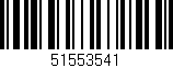 Código de barras (EAN, GTIN, SKU, ISBN): '51553541'