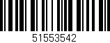 Código de barras (EAN, GTIN, SKU, ISBN): '51553542'