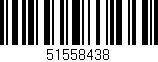 Código de barras (EAN, GTIN, SKU, ISBN): '51558438'